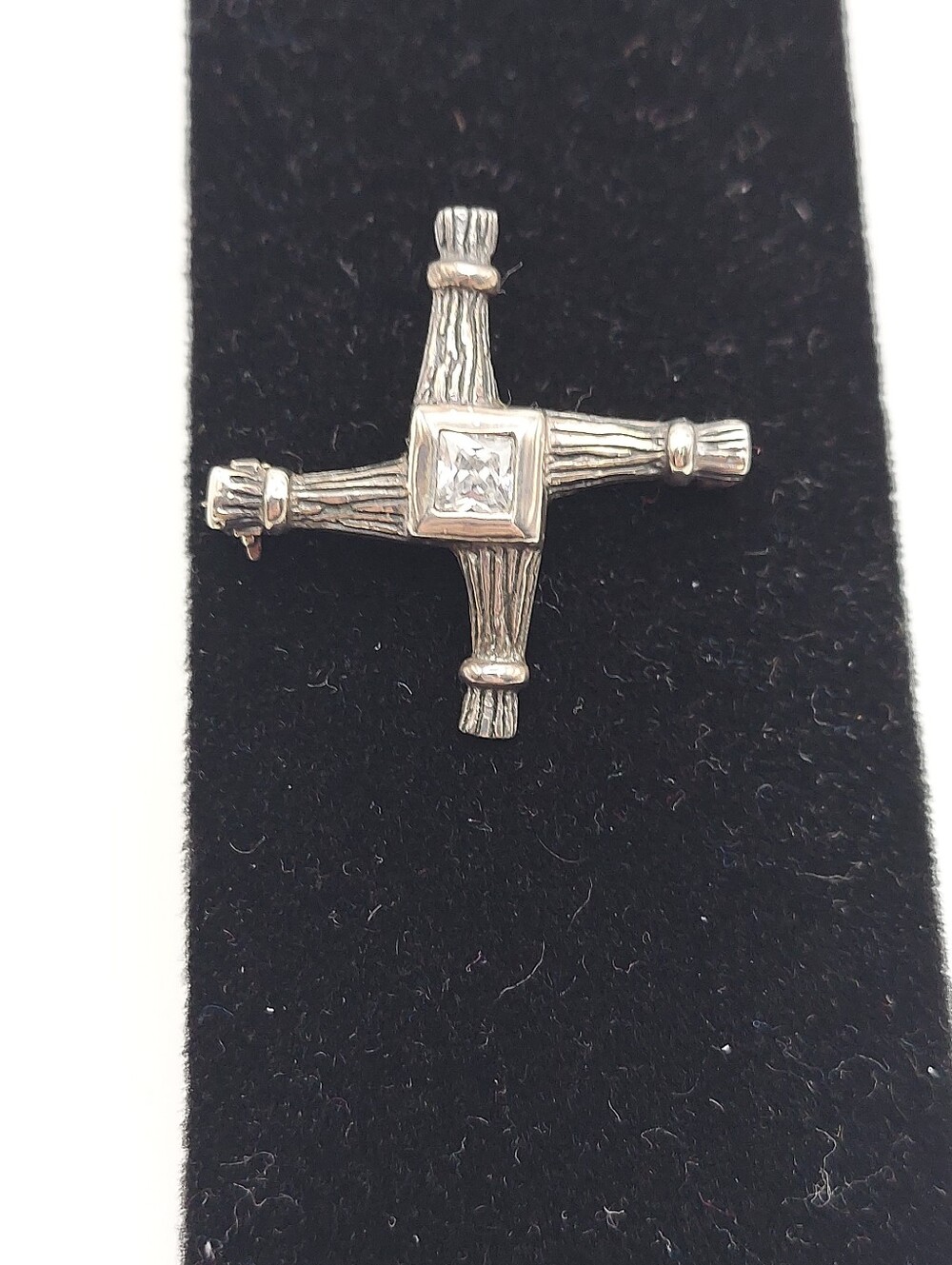 St Brigid's Irish Cross Pin 1", 925 Sterling, GC. - Picture 8 of 13